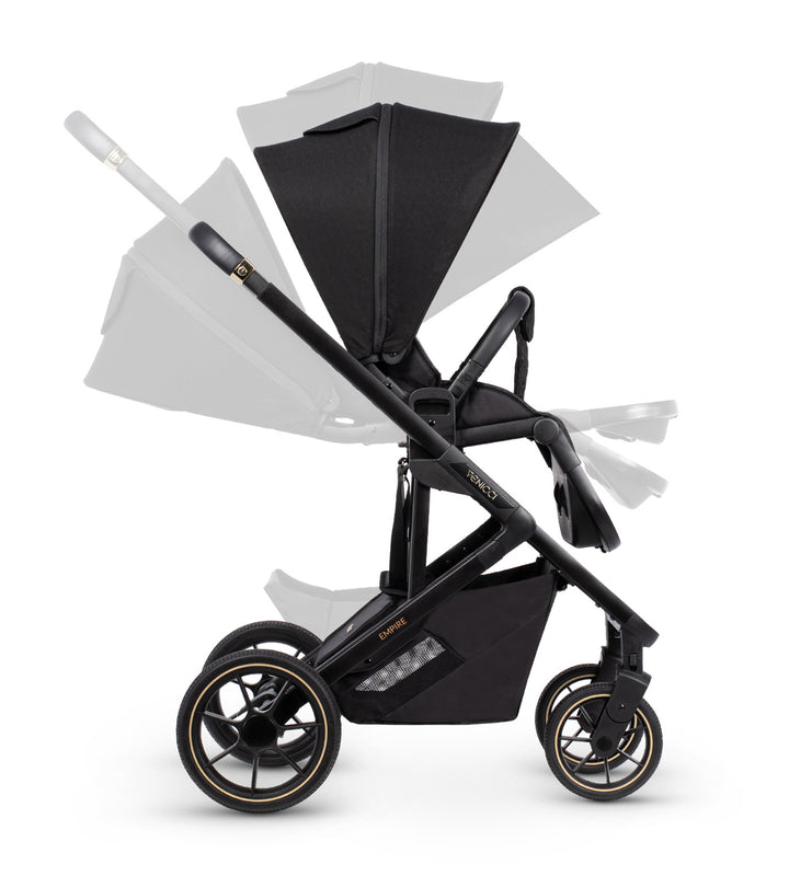 Venicci Empire 3 in 1 Travel System with Base - Ultra Black