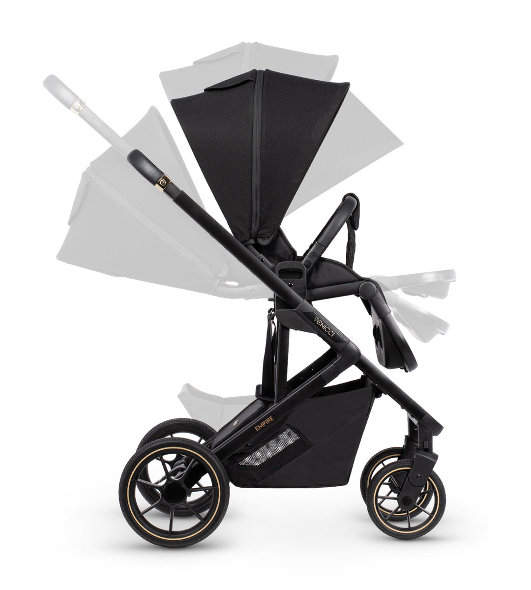 Venicci Empire 3 in 1 Travel System - Ultra Black