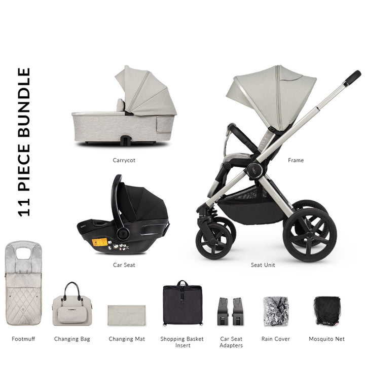 Venicci Upline 3 in 1 Travel System with Engo Car Seat