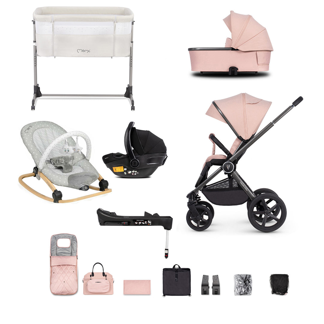 Venicci  Upline Complete with Car Seat and Base  Home Bundle