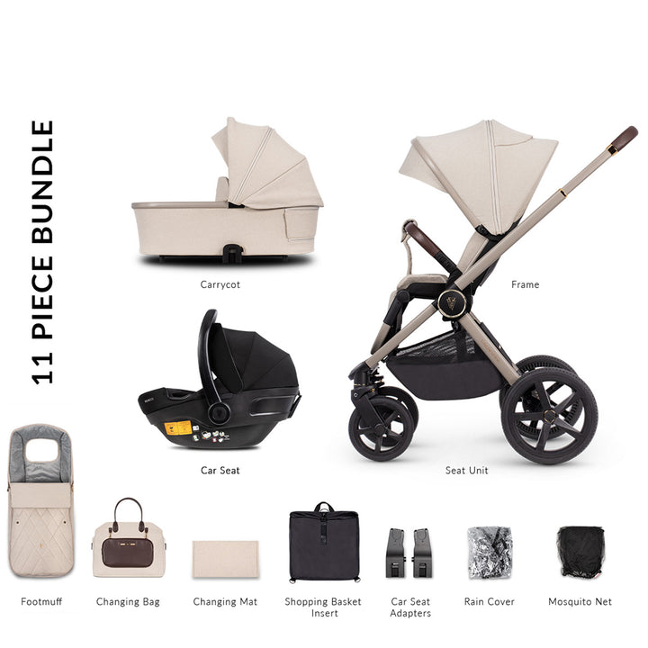 Venicci Upline 3 in 1 Travel System with Engo Car Seat