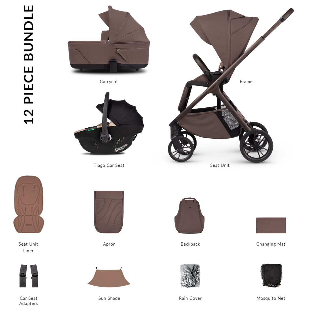 Venicci Tila 3 in 1 Comfort Bundle with Tiago