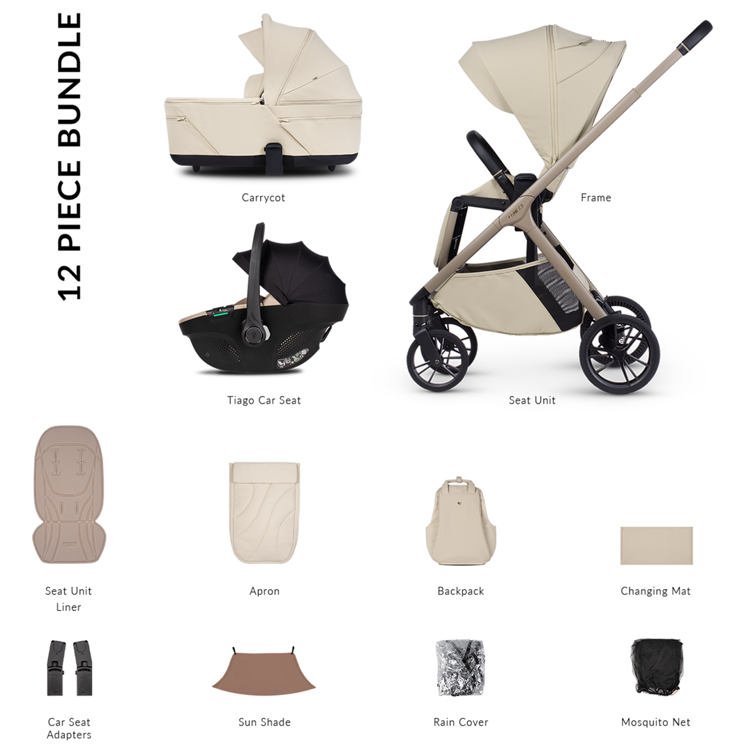 Venicci Tila 3 in 1 Comfort Bundle with Tiago