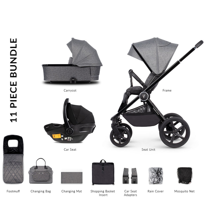 Venicci Upline 3 in 1 Travel System with Engo Car Seat