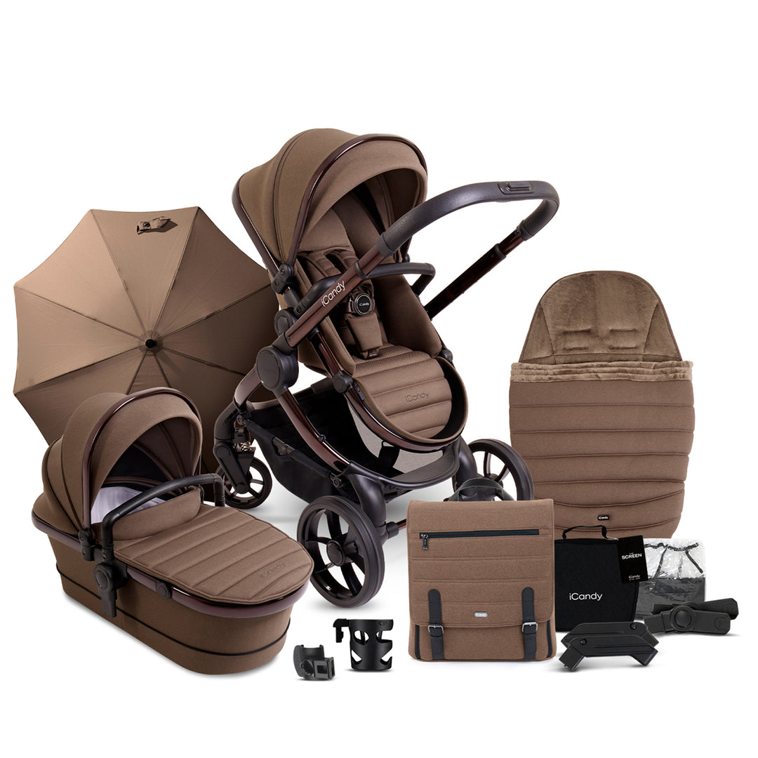 iCandy Peach 7 Pushchair and Carrycot Complete Bundle