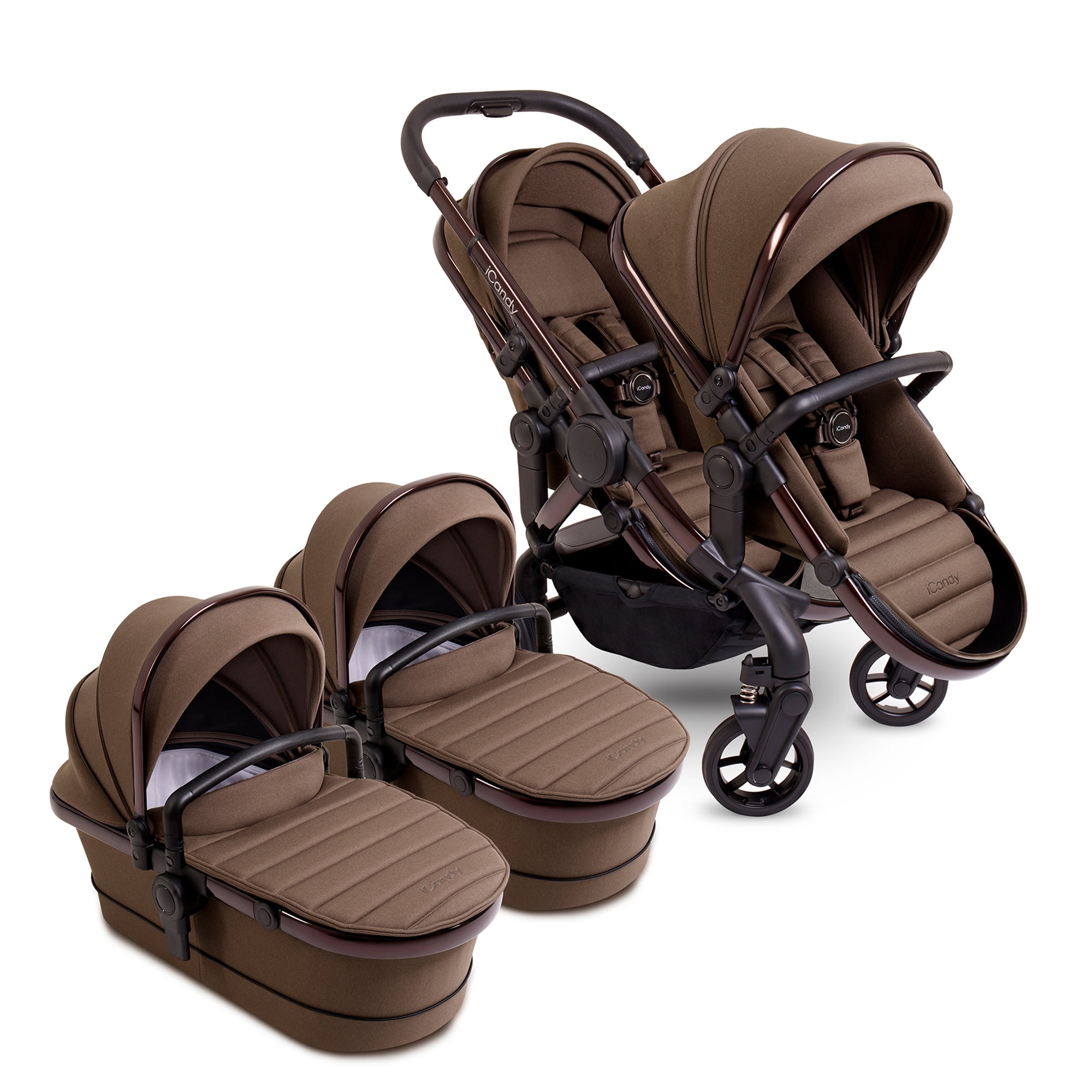 Peach twin carrycot online