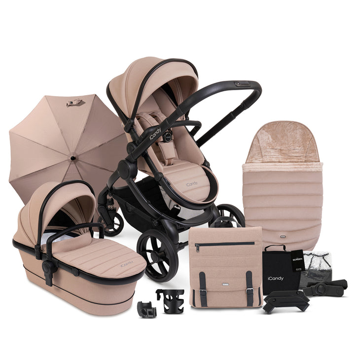 iCandy Peach 7 Pushchair and Carrycot Complete Bundle