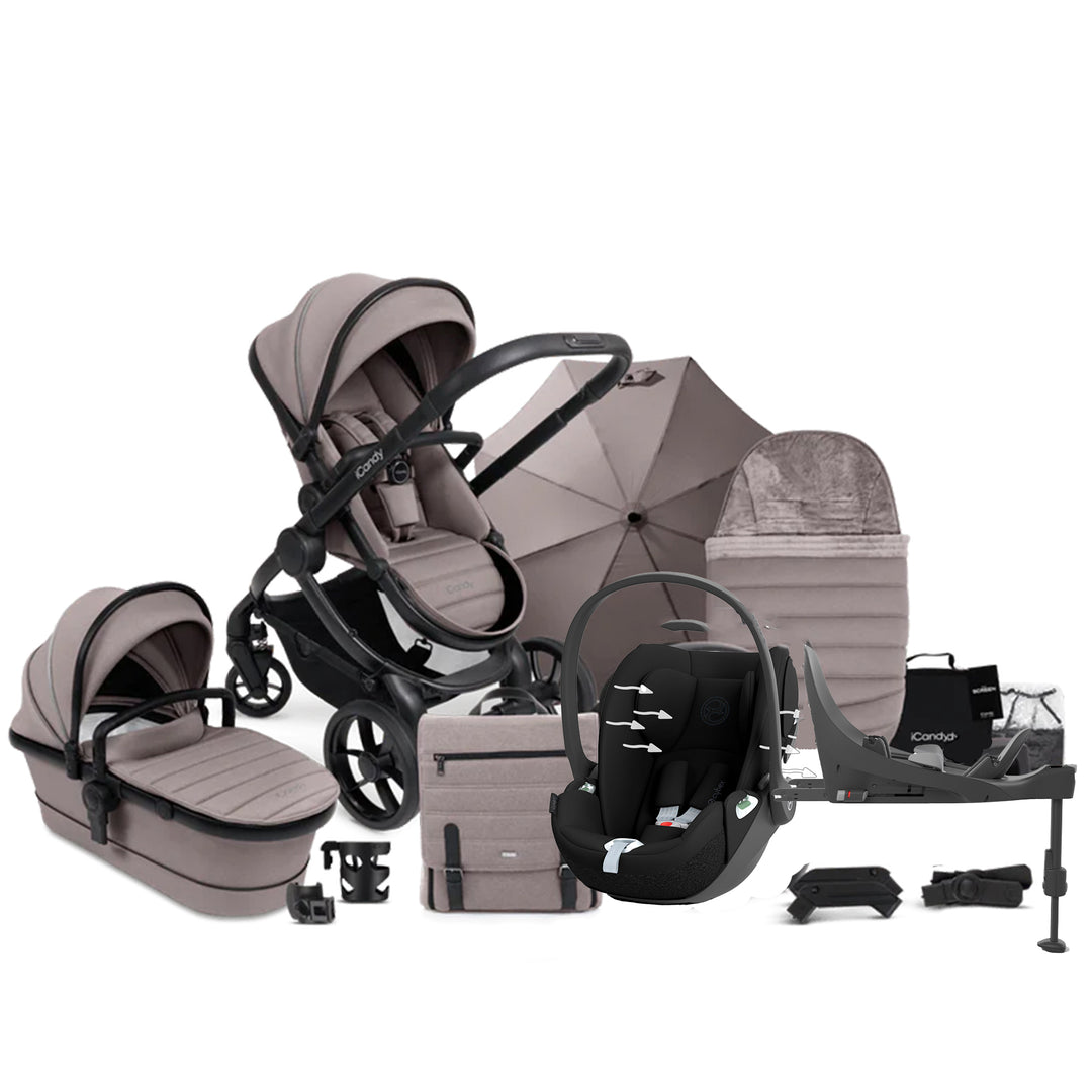 iCandy Peach 7 Pushchair Complete Bundle with Cloud T and Base