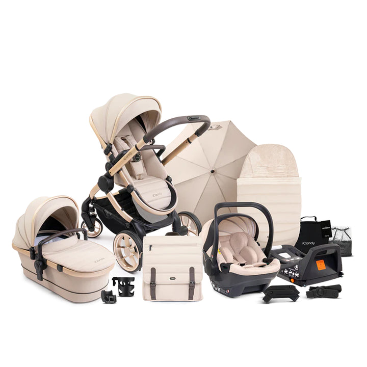 iCandy Peach 7 Pushchair Complete Bundle with Cocoon and Base