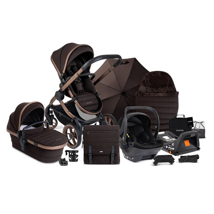 iCandy Peach 7 Pushchair Complete Bundle with Cocoon and Base