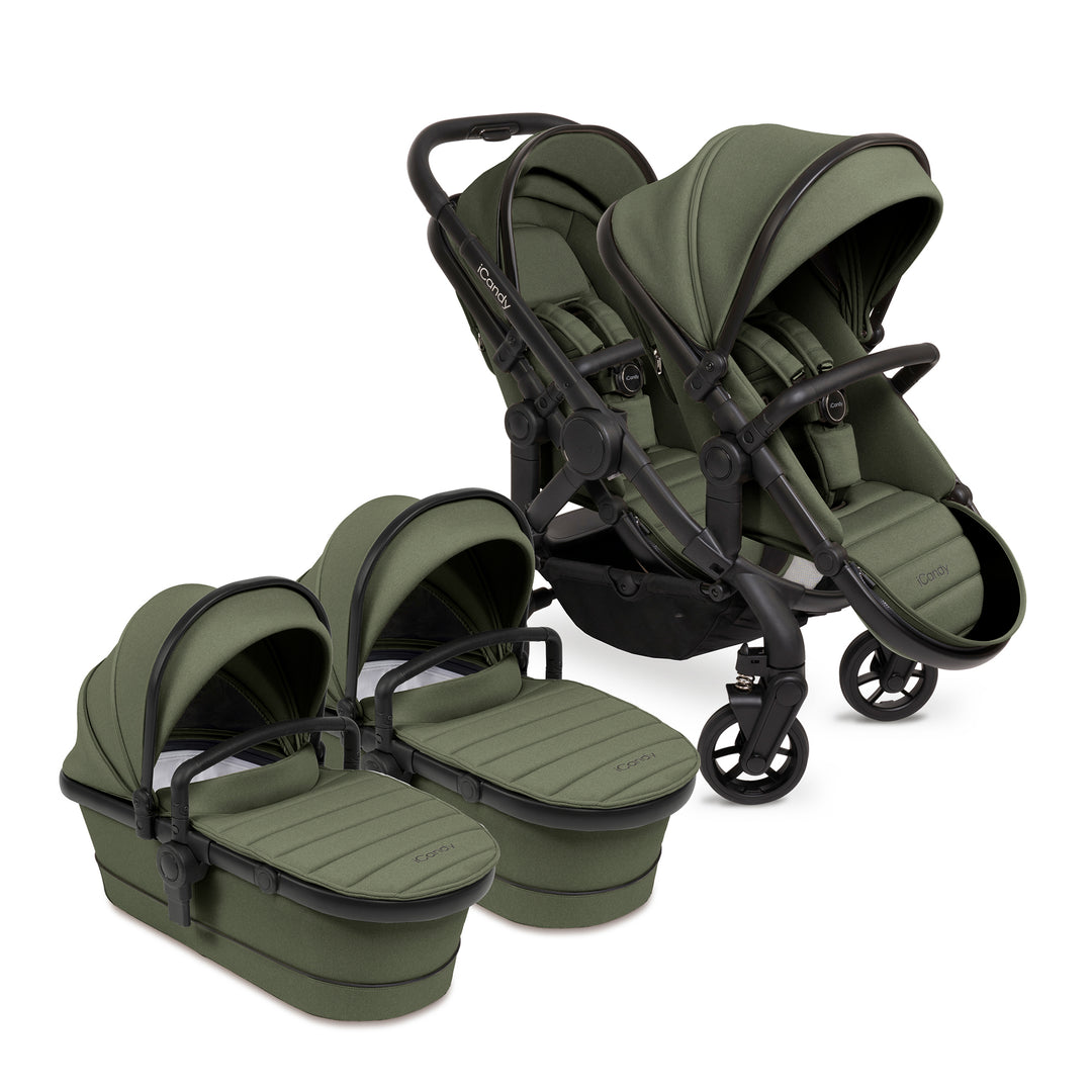 iCandy Peach 7 Pushchair and Carrycot Twin