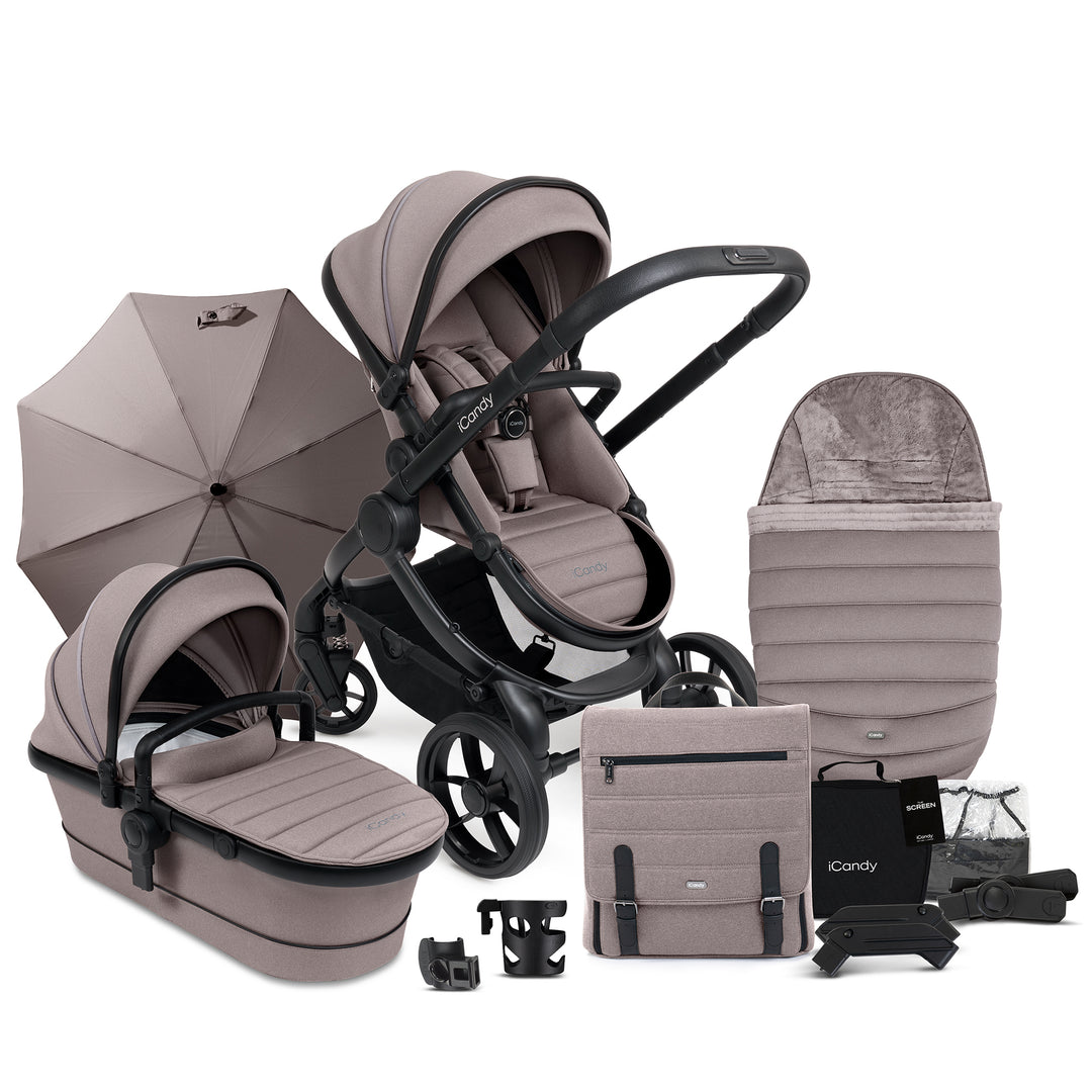 iCandy Peach 7 Pushchair and Carrycot Complete Bundle