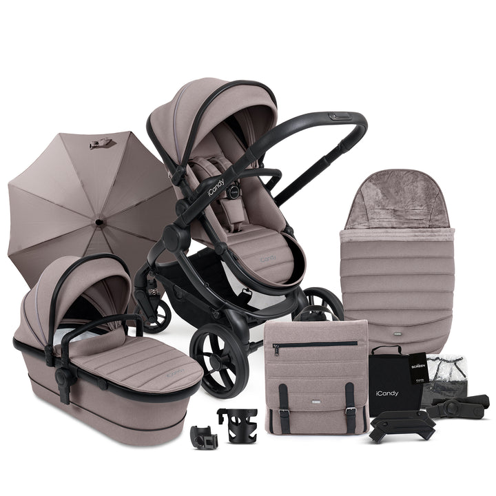 iCandy Peach 7 Pushchair and Carrycot Complete Bundle