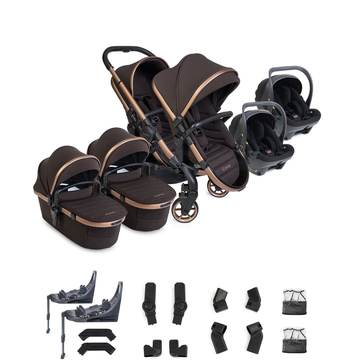 iCandy Peach 8 Twin Bundle with Cocoon 360 and Base