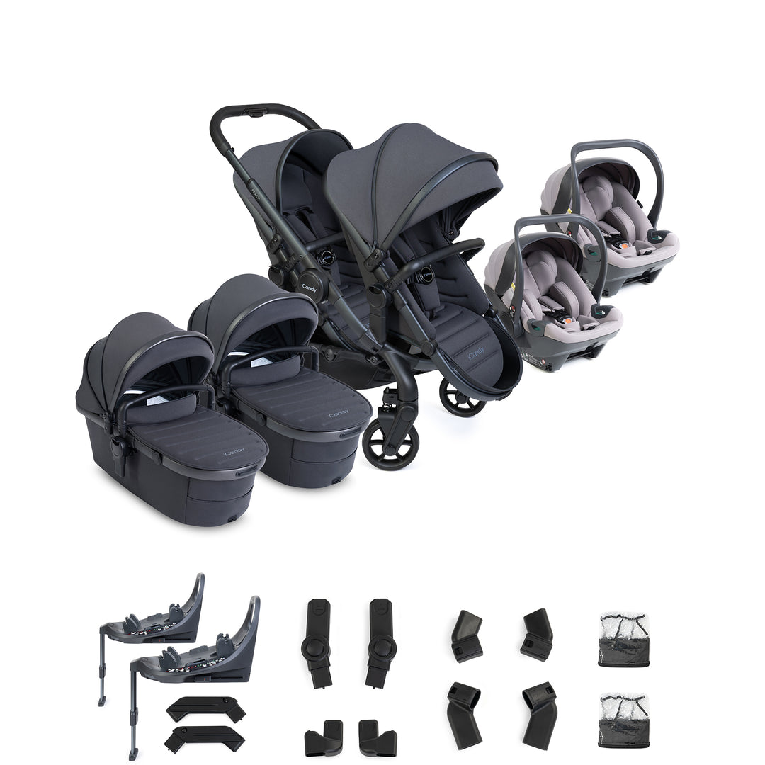 iCandy Peach 8 Twin Bundle with Cocoon 360 and Base