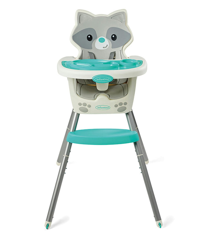 Infantino Grow-With-Me 4-in-1 Convertible Highchair - Racoon