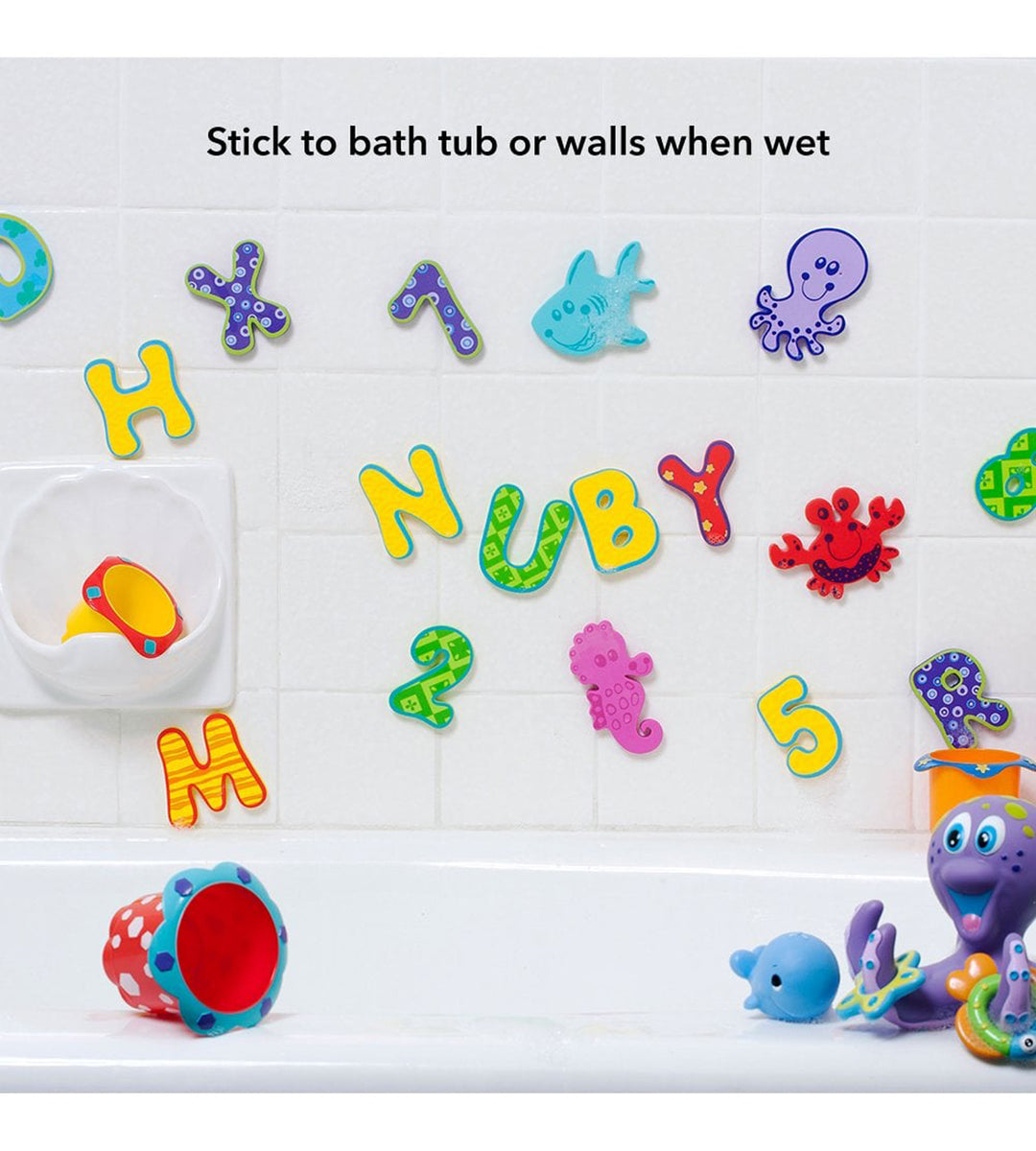 Nuby Bath Letters & Numbers