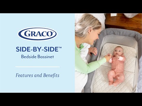 Graco Side-by-Side Bedside Bassinet - Night Sky