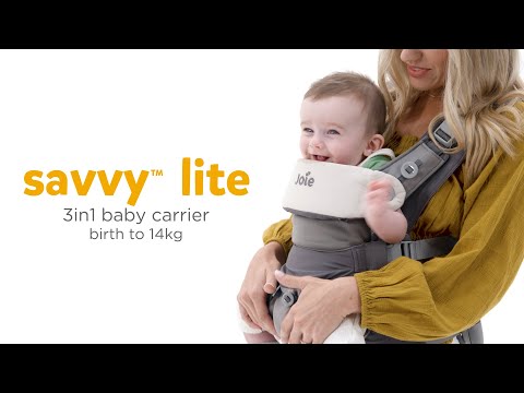 Joie Savvy Lite 3 in 1 Baby Carrier - Cobblestone